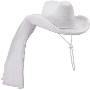 Beistle Bride’s Cowgirl Hat and Veil